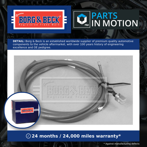 Handbrake cable fits fiat - handbrake,