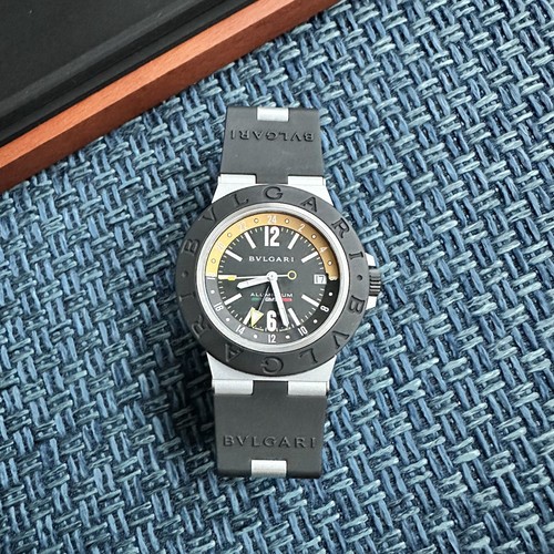 Bulgari aluminium watch - bulgari, gmt