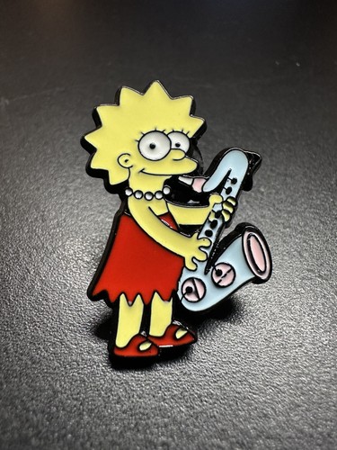Lisa simpson enamel pin badge - enamel,