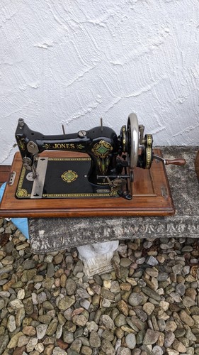 Jones vintage sewing machine - vintage,