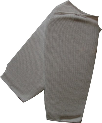 White elastic shin pads - elastic,