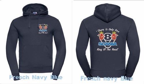 Scania style hoodie - v8,