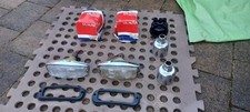 MG Midget Parts Job Lot - Oil Filters Lights  Dashpot Covers Distributor Cap