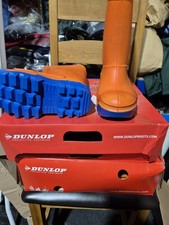 Dunlop Purofort + Full Safety /Thermo Orange Wellies - Size 5UK (42EU)