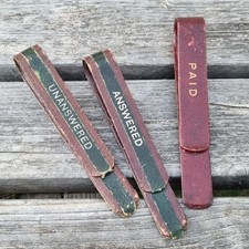 3 x Vintage Paper Desk Office