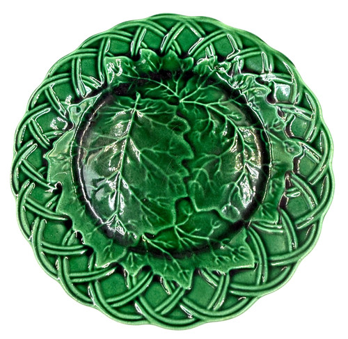 Antique victorian cabbage leaf - victorian,