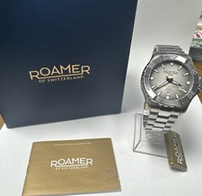 Roamer 860833 41 15 70 Deep Sea 200 Steel Bracelet Watch MINT Condition