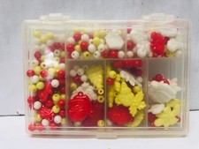 Christmas Holiday Themed Bead Set Jewelry Making Crafts for kids Santa BIN J
