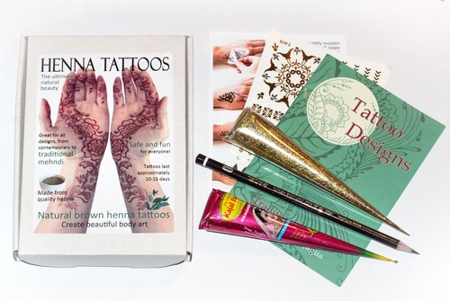 Organic henna tattoo kit - tattoo,