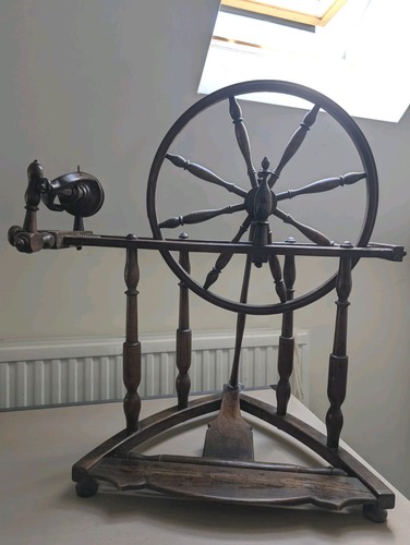 Antique parlour wheel - parlour,