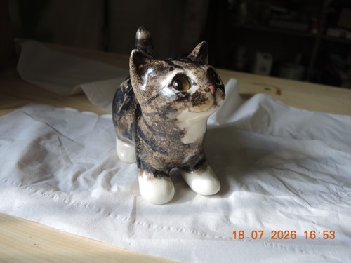 Winstanley tabby cat figurine - winstanley,