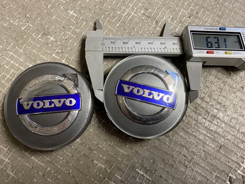 Volvo 63mm wheel centre - 2x,
