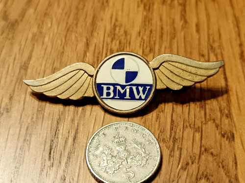 Vintage bmw winged badge - vintage,