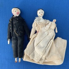 Antique Grodnertal Wooden Peg