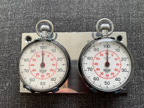Vintage dennison cased heuer - cased,