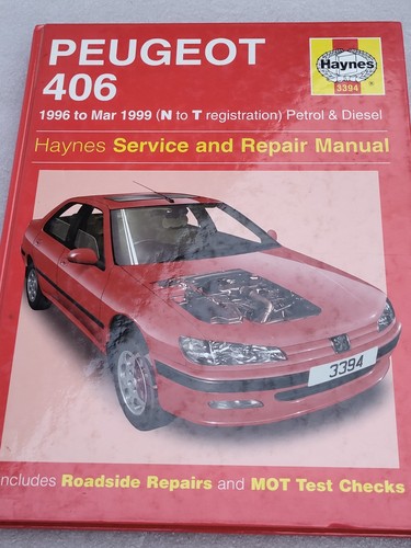 Haynes manual 3394 peugeot - manual,
