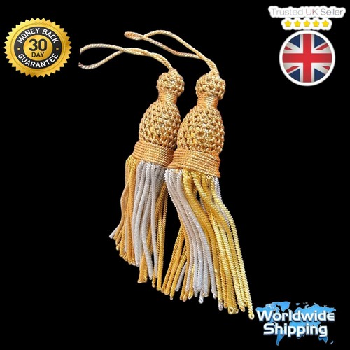 Gold silver bullion tassels - gold, &