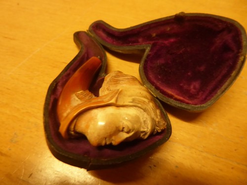 Victorian meerschaum pipe - victorian, with