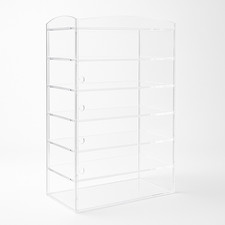 6-Tier Acrylic Bakery Pastry Display Case Cabinet Cakes Donuts Cupcakes Pastries