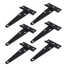 6 PCS 4 Inch T-Strap Hinges Rustic Gate Strap Hinge Rustproof Gate Door1488