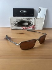 Vintage Oakley New Square Wire VR28 Polarised Sunglasses Like Juliet Whisker Y2K