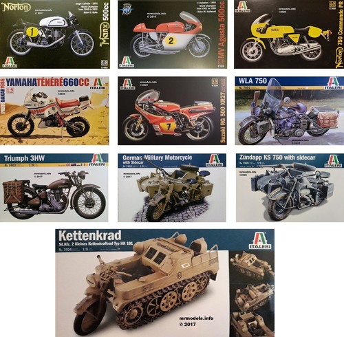 Italeri motor bike new - 1/9,