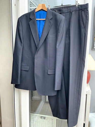Magee men navy pinstripe 2 - men’s,