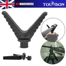 TOURBON 1/4" Plastic V Yoke Gun Rest Mount Camera Thread Tripod Stick Hunt in UK