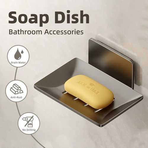 Drilling soap dish holder - soap,