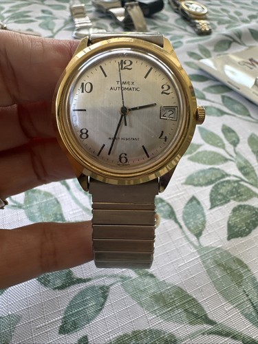 Title vintage gold - gold-tone, timex
