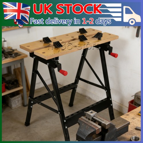 Foldable wooden workbench - foldable,