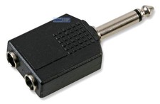 6.35mm MONO Splitter Adapter 1