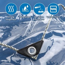 Clear Tarpaulin Waterproof 400