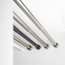 Curtain Net Pole 55–260cm Spring Loaded Telescopic Voile Tension Extendable