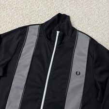Mens Fred Perry Black Grey
