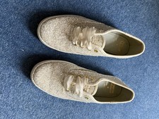 Kate Spade White Glitter Keds Sneakers Size 4 Worn Once