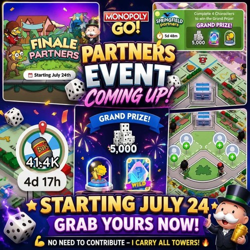 Monopoly finale partners x1 - go,
