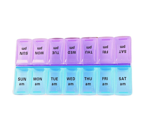 Weekly daily pill box - pill,