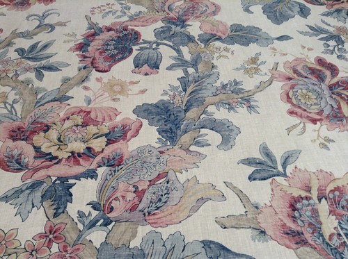 Cheverny vintage rouge linen - vintage,