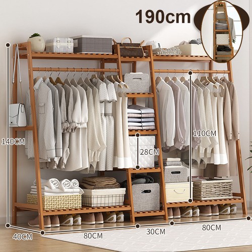 190cm double clothes rail - 190cm,