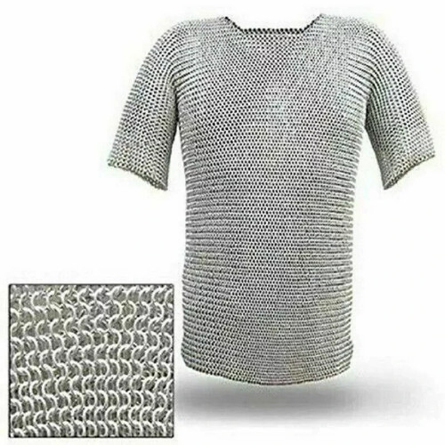 Medieval butted chain mail - butted,