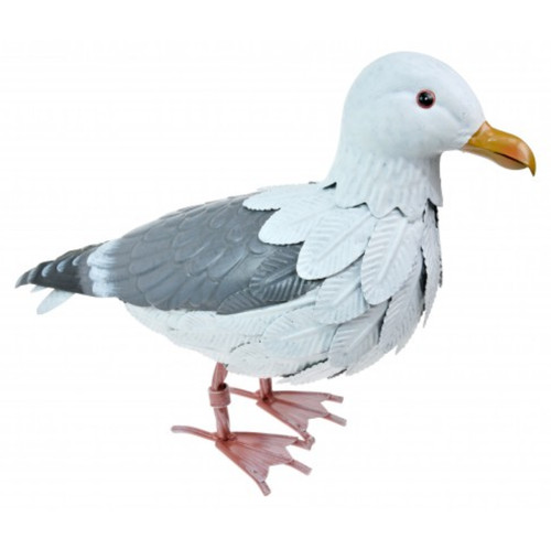 Large metal seagull - metal,