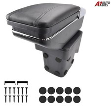 For Ford Focus MK2 MK2.5 2005-2011 Dual Layer Armrest Car Central Storage Box