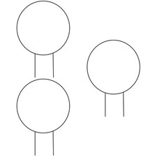  3 Count Flower Rack Rose