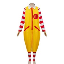 Ronald McDonald Cosplay Costume Adult kid Funny Party Fancy Dress Halloween 🎃