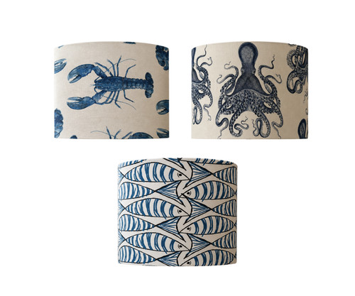 Nautical ocean animal drum - nautical,