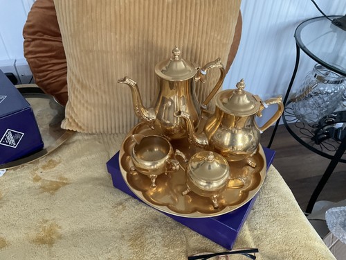 Gold plated tea - plated,