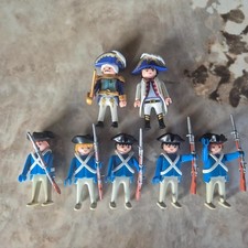 Vintage Playmobil American Civil War Union Soldiers British French Blue Coats