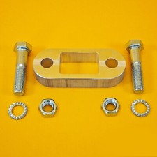 Tow Bar Ball Spacer Extension + 70mm Bolts & Nuts 25mm Block Trailer Caravan UK