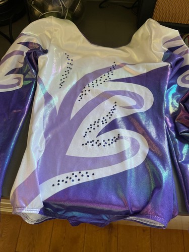 Gymnastics leotard and shorts - and,
